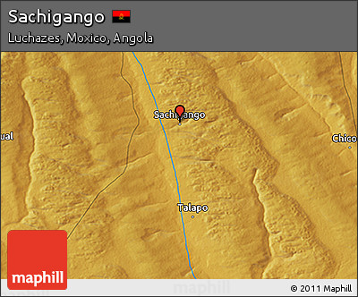 Physical 3D Map of Sachigango
