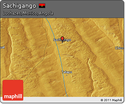 Physical 3D Map of Sachigango