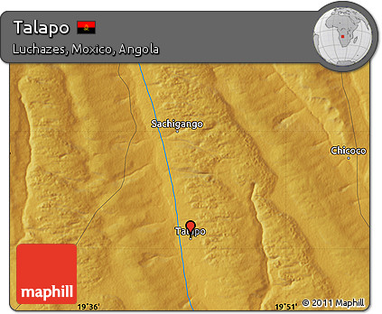 Physical Map of Talapo