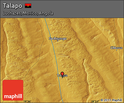 Physical Map of Talapo