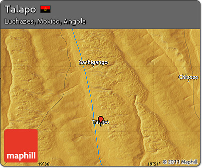 Physical Map of Talapo
