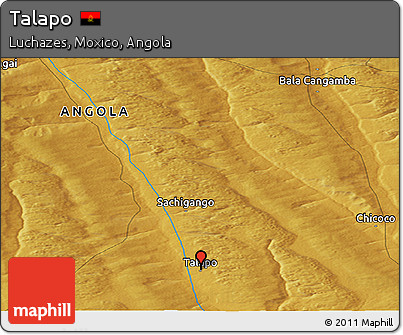 Physical Panoramic Map of Talapo