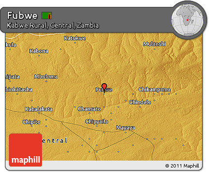 Physical 3D Map of Fubwe