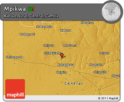 Physical 3D Map of Mpikwa