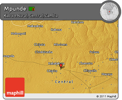 Physical 3D Map of Mpunde