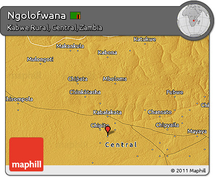 Physical 3D Map of Ngolofwana