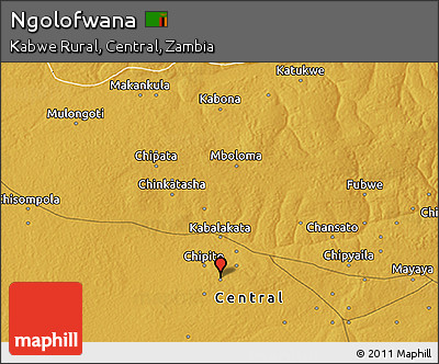 Physical 3D Map of Ngolofwana