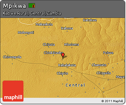 Physical 3D Map of Mpikwa