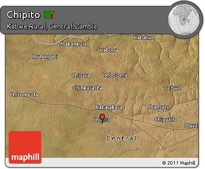 Satellite 3D Map of Chipito