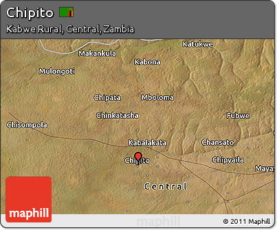 Satellite 3D Map of Chipito