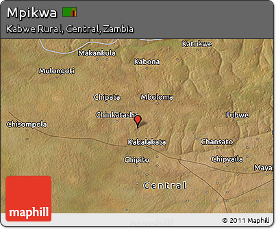 Satellite 3D Map of Mpikwa
