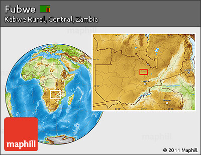Physical Location Map of Fubwe