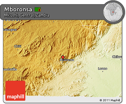 Physical 3D Map of Mboronsa