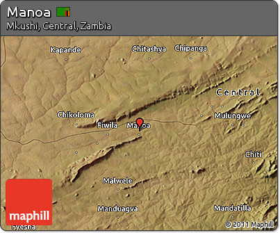 Satellite 3D Map of Manoa