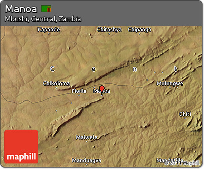 Satellite Map of Manoa