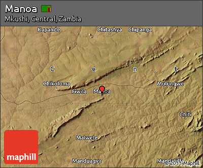Satellite Map of Manoa