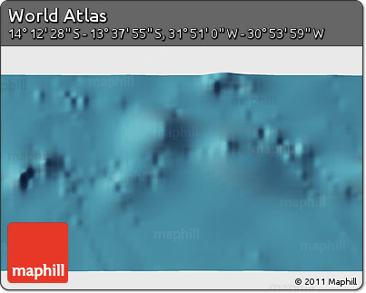 Satellite 3D Map of the Area around 13° 55' 11" S, 31° 22' 30" W