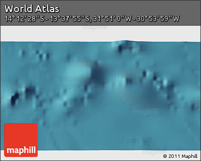 Satellite 3D Map of the Area around 13° 55' 11" S, 31° 22' 30" W