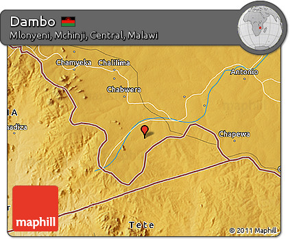 Physical 3D Map of Dambo