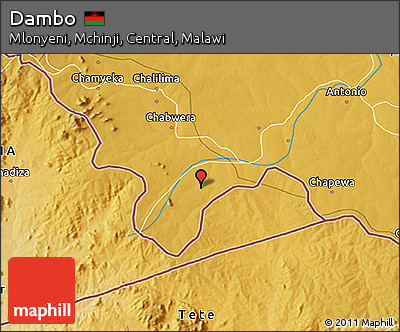 Physical 3D Map of Dambo