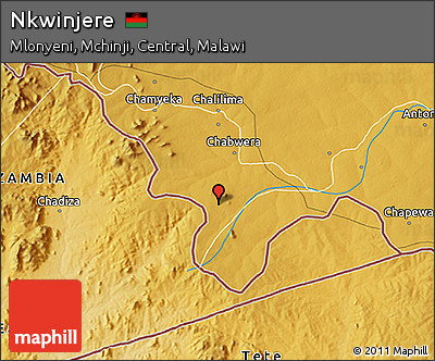 Physical 3D Map of Nkwinjere