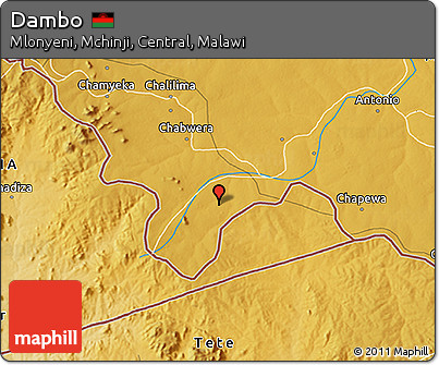 Physical 3D Map of Dambo