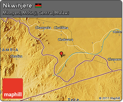 Physical 3D Map of Nkwinjere