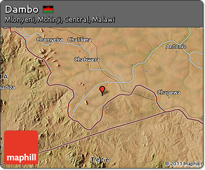 Satellite 3D Map of Dambo