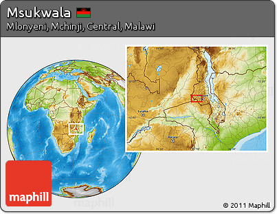 Physical Location Map of Msukwala