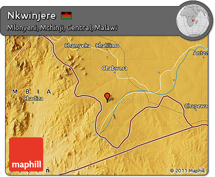 Physical Map of Nkwinjere