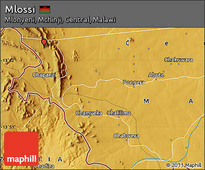 Physical Map of Mlossi