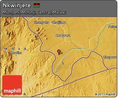 Physical Map of Nkwinjere