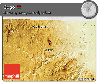 Physical 3D Map of Gogo