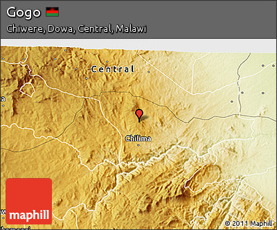 Physical 3D Map of Gogo