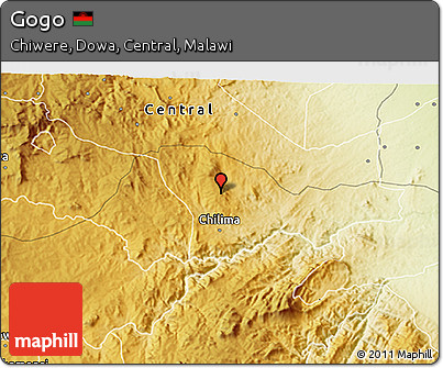 Physical 3D Map of Gogo