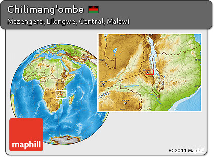 Physical Location Map of Chilimang'ombe