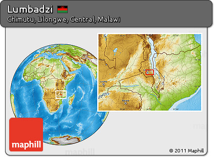 Physical Location Map of Lumbadzi