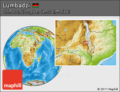 Physical Location Map of Lumbadzi