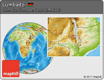 Physical Location Map of Lumbadzi
