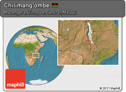 Satellite Location Map of Chilimang'ombe