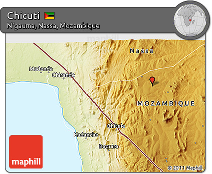 Physical 3D Map of Chicuti