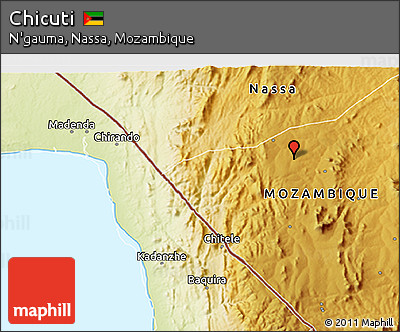 Physical 3D Map of Chicuti