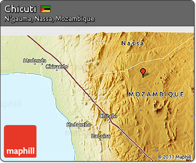 Physical 3D Map of Chicuti