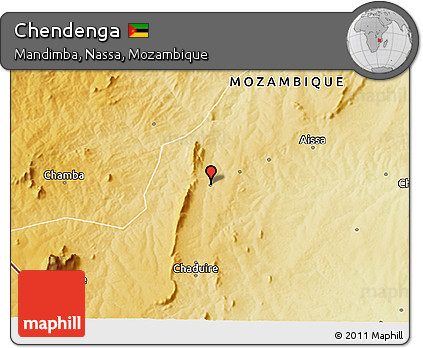 Physical 3D Map of Chendenga