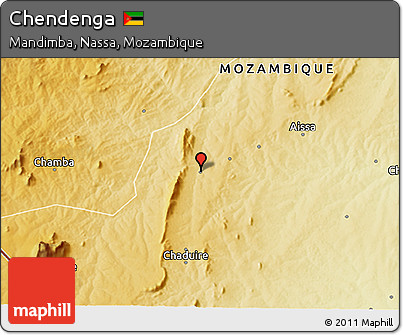 Physical 3D Map of Chendenga