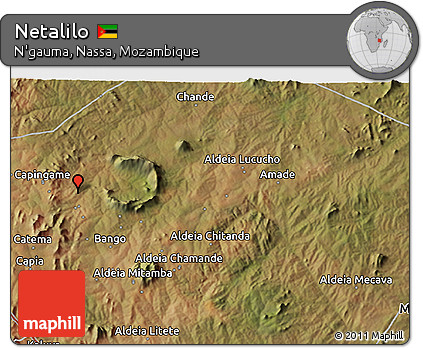 Satellite 3D Map of Netalilo