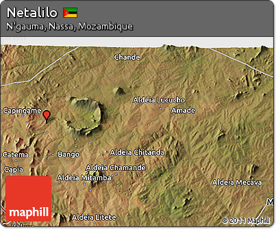 Satellite 3D Map of Netalilo