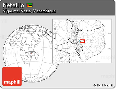 Blank Location Map of Netalilo