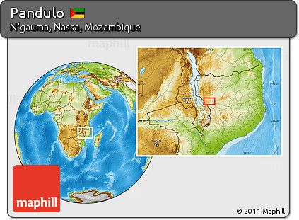 Physical Location Map of Pandulo