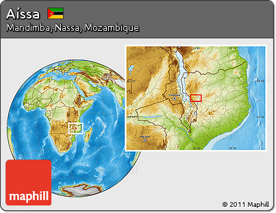 Physical Location Map of Aíssa